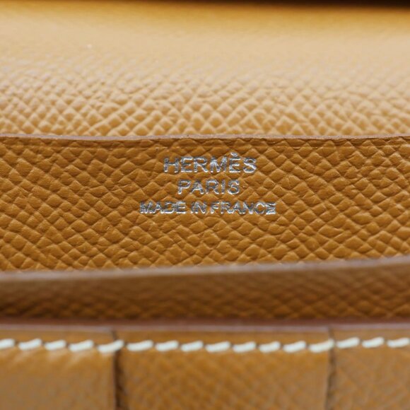 Hermes Bearn Epsom Leather Long Wallet Brown - Picture 11 of 12